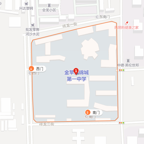 金蘋果錦城第一中學2020年地址在什么地方？